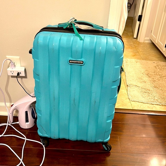Samsonite Bags Samsonite Expandable Luggage Piece On Wheels In Teal